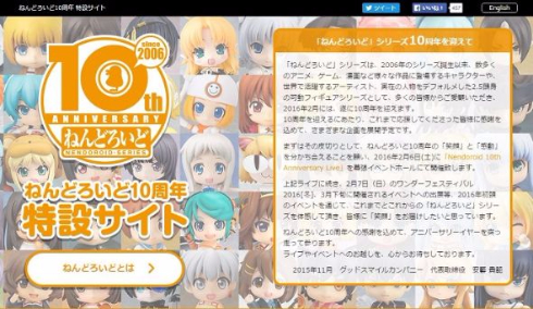 ねんどろいど10周年
