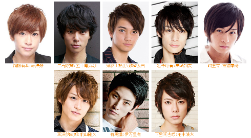 発表された「美男高校地球防衛部LOVE！活劇！」のキャスト