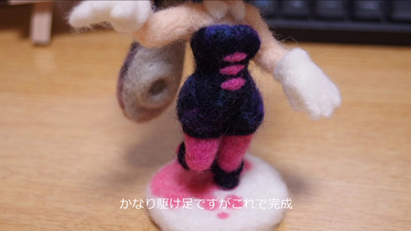 同じようにアオリちゃんも作っていき……