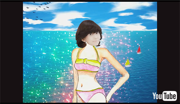 み、水着姿も余裕（震え声）