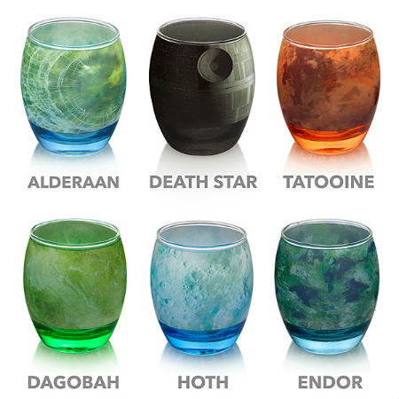 Star Wars Planetary Glassware Set