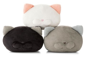 にゃんこ頭クッション