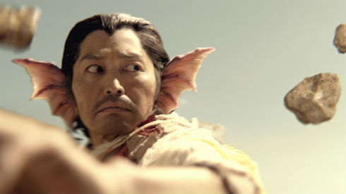 ハーゴンの周りに浮遊した石