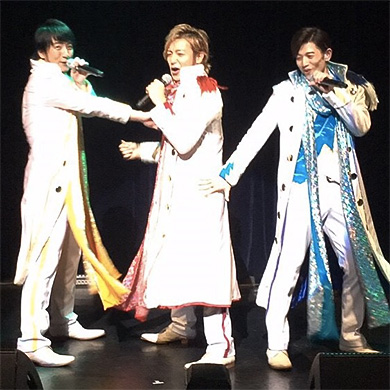4年ぶりに熱唱する羞恥心の3人