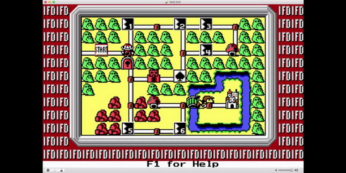 マリオブラザーズ3PC版デモプレイ画面1