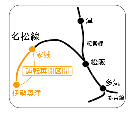 名松線全線再開