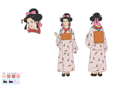 「磯部磯兵衛物語」団子屋の娘さん