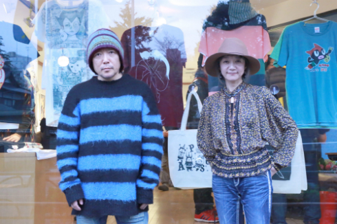 上條淳士さんと手塚るみ子さん