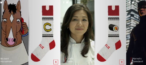 寝落ち防止のNetflix靴下