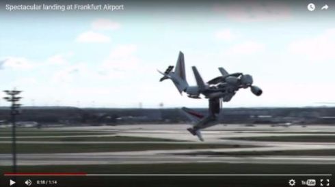 飛行機ロボット