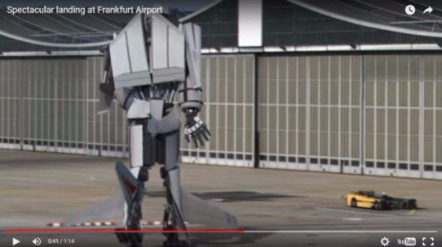 飛行機ロボット