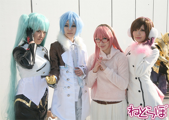 VOCALOIDより初音ミク、KAITO、巡音ルカ、MEIKO