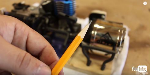 エンジン鉛筆削り