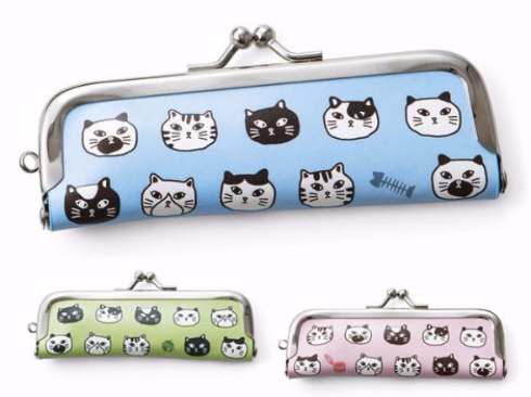 ツンデレにゃん　朱肉付きの印鑑ケース