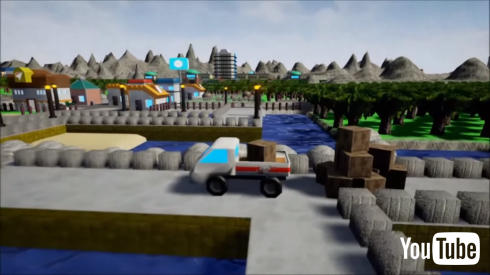 クチバシティのトラック