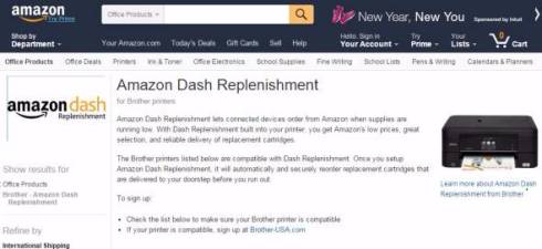 Amazon Dash Replenishment