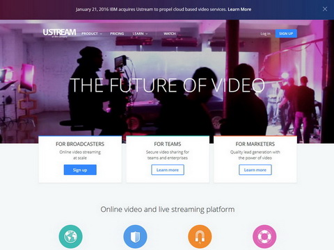 IBMがUstreamを買収