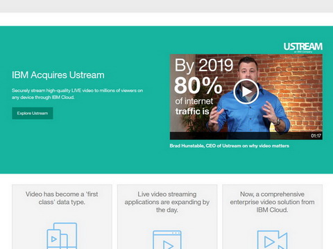 IBMがUstreamを買収