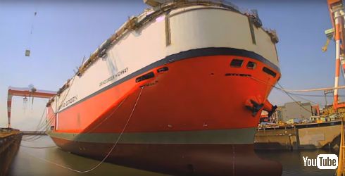 横浜港大さん橋にて見学会