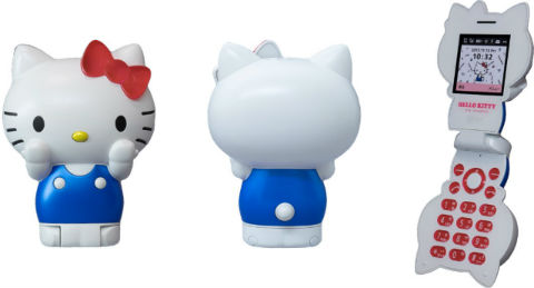 キティさん、携帯電話になる 「ハローキティフォン」春発売