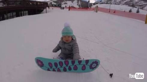 スノボ赤ちゃん