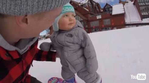 スノボ赤ちゃん