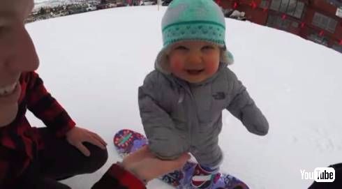 スノボ赤ちゃん