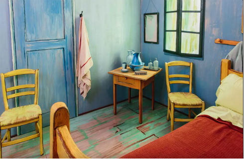 ゴッホの寝室1泊10ドル