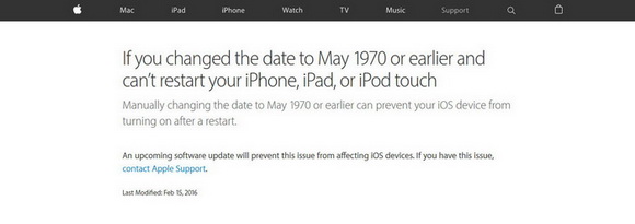 iOSの1970年1月1日問題に対応