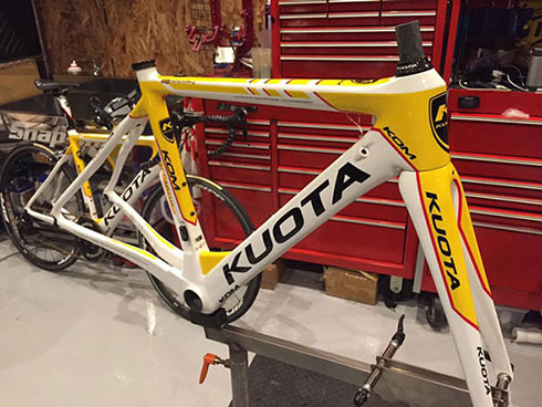 使用機材はKUOTA KOM