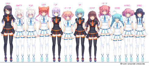 擬人化でまなぼ！ ネットワークのしくみ