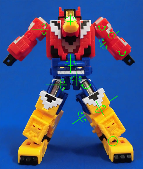 「ミニプラ ジュウオウキング」全身