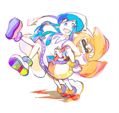 「侵略!?イカ娘」とスプラトゥーンのコラボイラスト