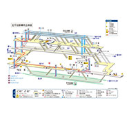 東京メトロ 北千住駅 構内図