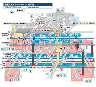 東武スカイツリーライン 北千住駅 構内マップ