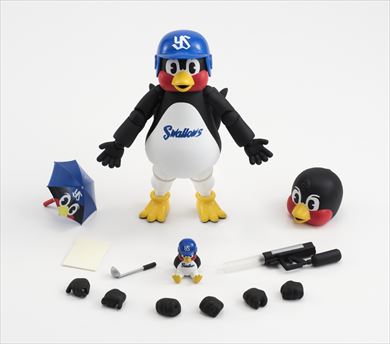 あの「つば九郎」がアクションフィギュアになって登場 スケッチ