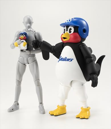 あの「つば九郎」がアクションフィギュアになって登場 スケッチ