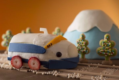 0系新幹線ケーキ