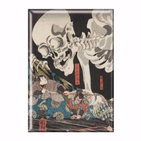 国芳国貞マグネット 歌川国芳根付