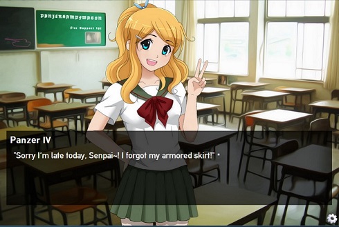 Panzermadelsスクリーンショット金髪キャラと会話