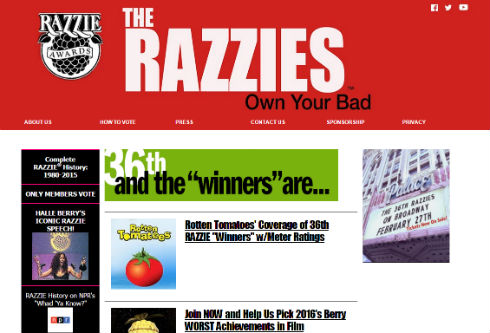 ゴールデンラズベリー賞