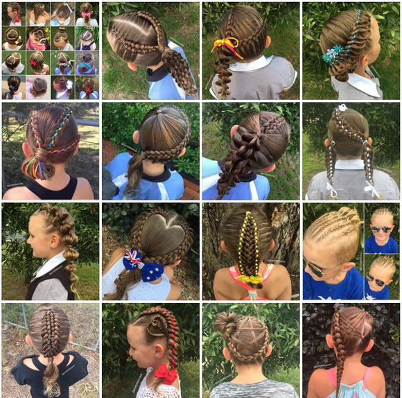 娘のヘアスタイル