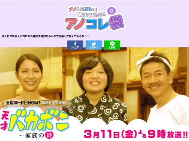 バカボン一家がいろいろな質問に答えるのだ