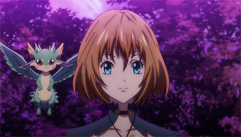 エミリオの幼なじみ・アリシアとペット（？）のファラリオン