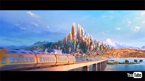 目に飛び込んでくるズートピアの姿