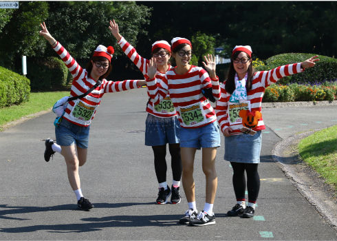 国内初のウォーリーラン開催