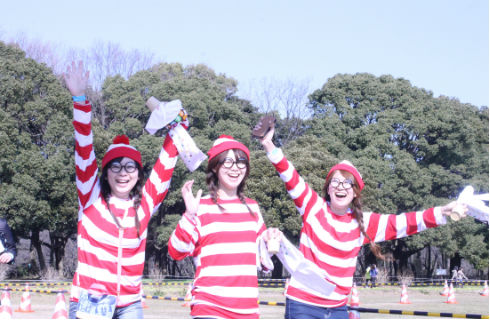 国内初のウォーリーラン開催