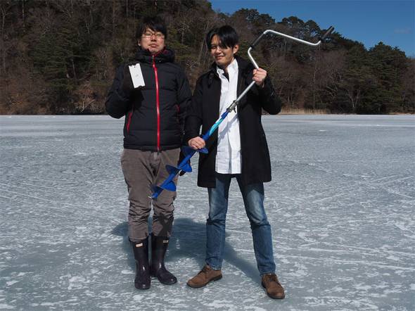 「釣れますか？」arrowsでワカサギ釣り