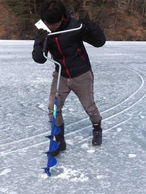 「釣れますか？」arrowsでワカサギ釣り