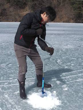 「釣れますか？」arrowsでワカサギ釣り